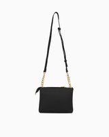 Us Polo Assn Zincir Detaylı Çapraz Askılı Çanta Siyah