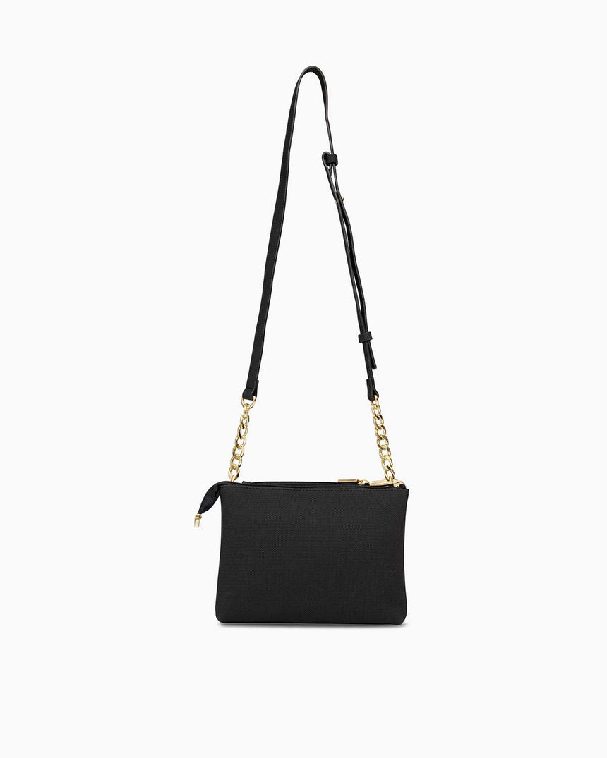 Us Polo Assn Zincir Detaylı Çapraz Askılı Çanta Siyah