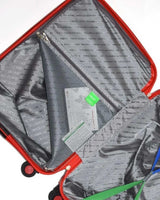 Benetton Trolley Logolu Kabin Boy Valiz Kırmızı
