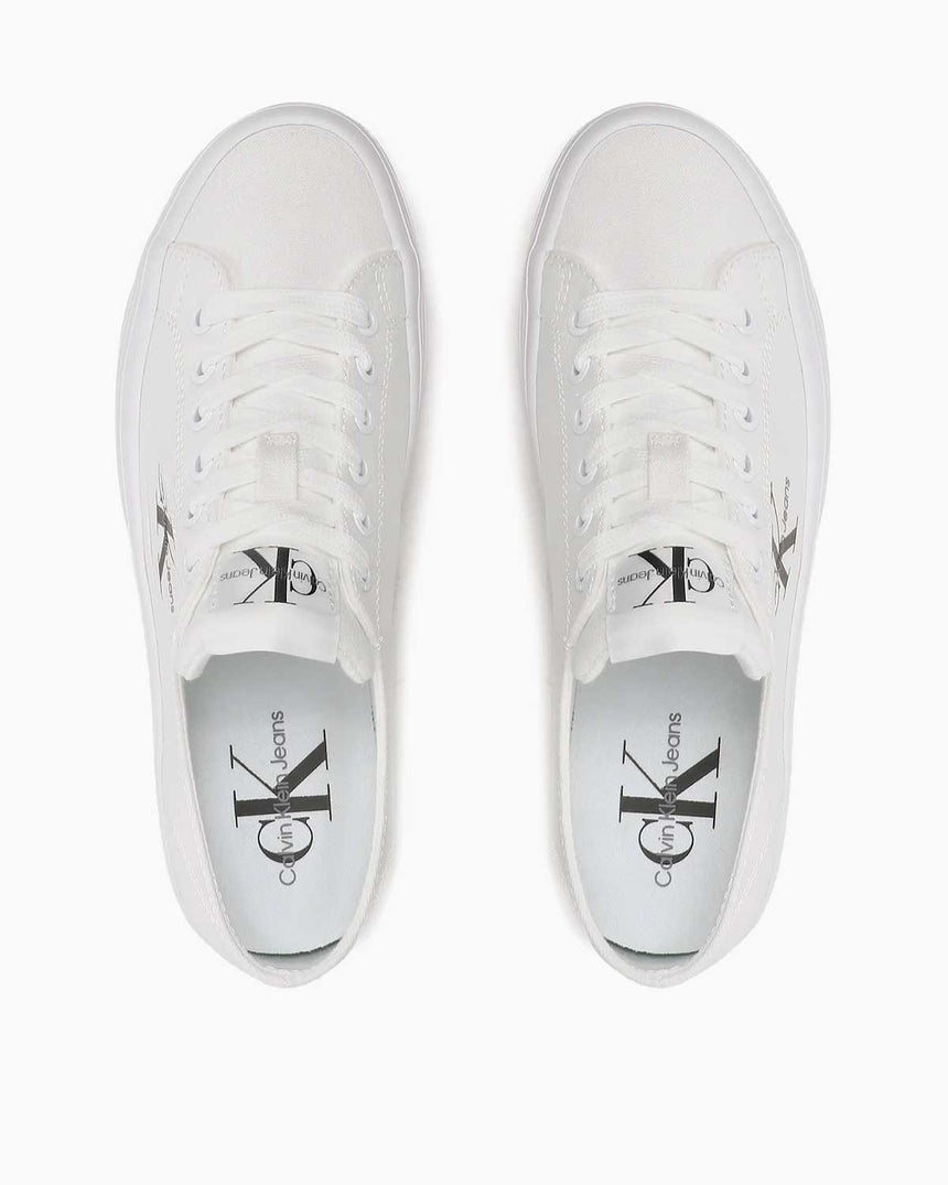 Calvin Klein Flatform Essentıal Vulcanized Sneaker White