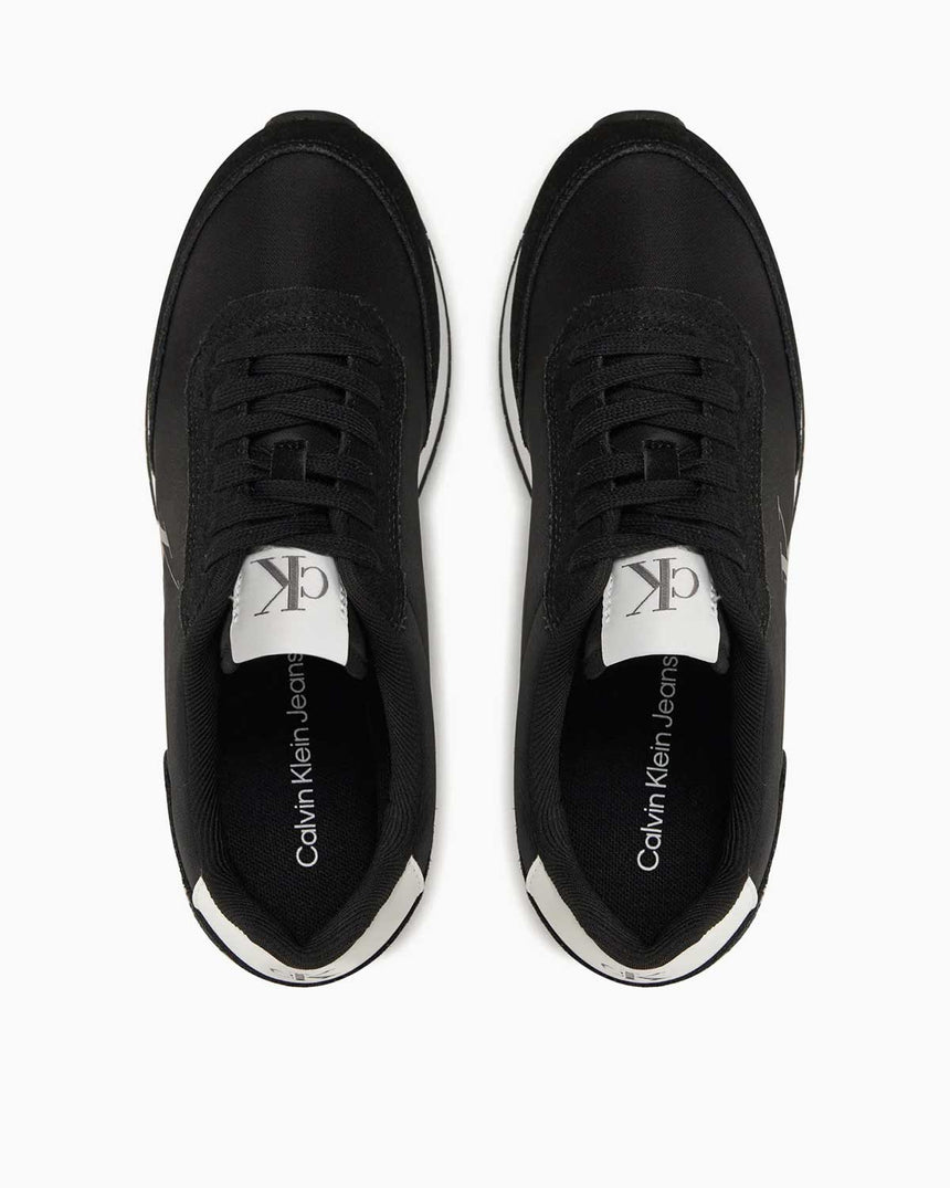 Calvin Klein Jeans Runner Lace Up Sneaker Black/Bright White