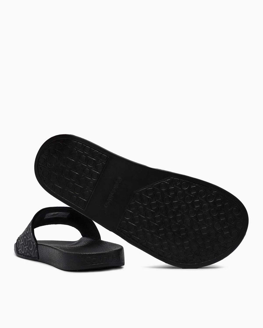 Calvin Klein Pool Slide Epi Mono Kadın Terlik Black