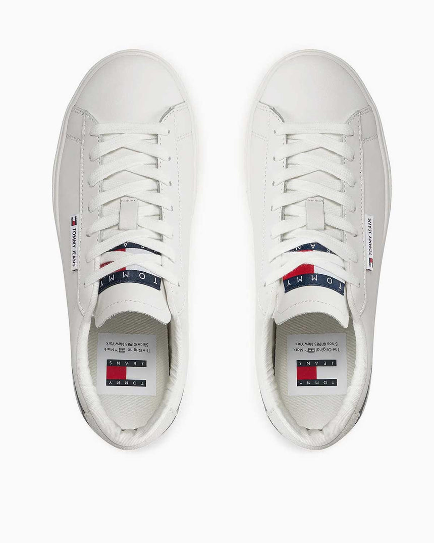 Tommy Hilfiger Cupsole Low Top Sneakers Ecru