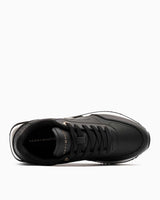 Tommy Hilfiger Elevated Essent Runner Monogram Kadın Sneaker Black