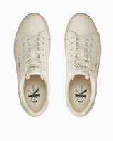 Calvin Klein Flatform Lace Up Sneakers Creamy White/Eggshell