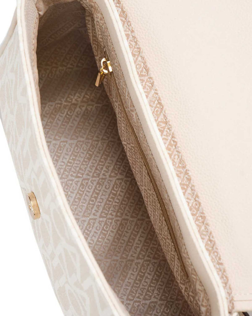 Nautica Omuz Çantası Krem