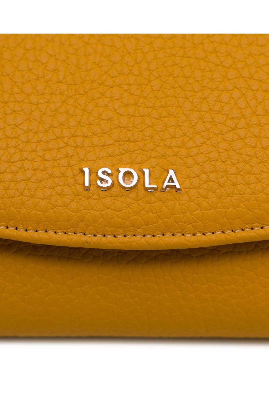 Isola Taylor Kadın Hakiki Deri Cüzdan Sarı