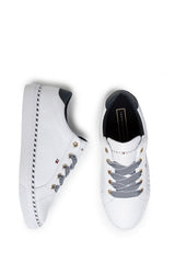 Tommy Hilfiger Nautical Lace Up Sneaker Kadın Ayakkabı White