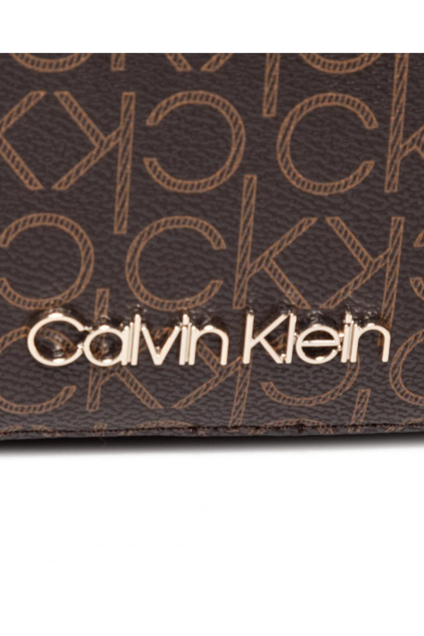 Calvin Klein Camera Bag Çapraz Askılı Kadın Çantası Brown Mono Mix