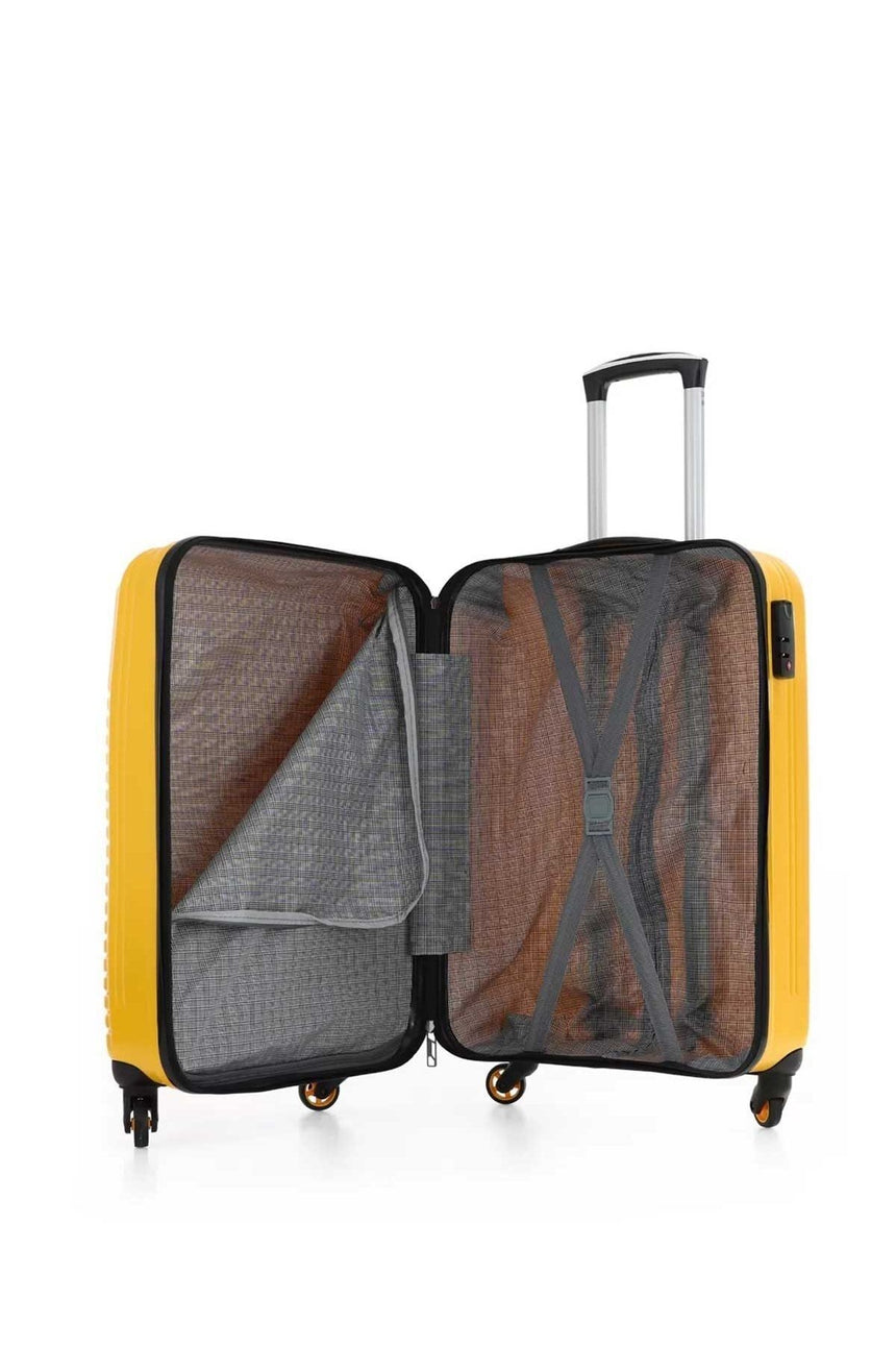 ÇÇS ABS Kabin Boy Valiz Sarı