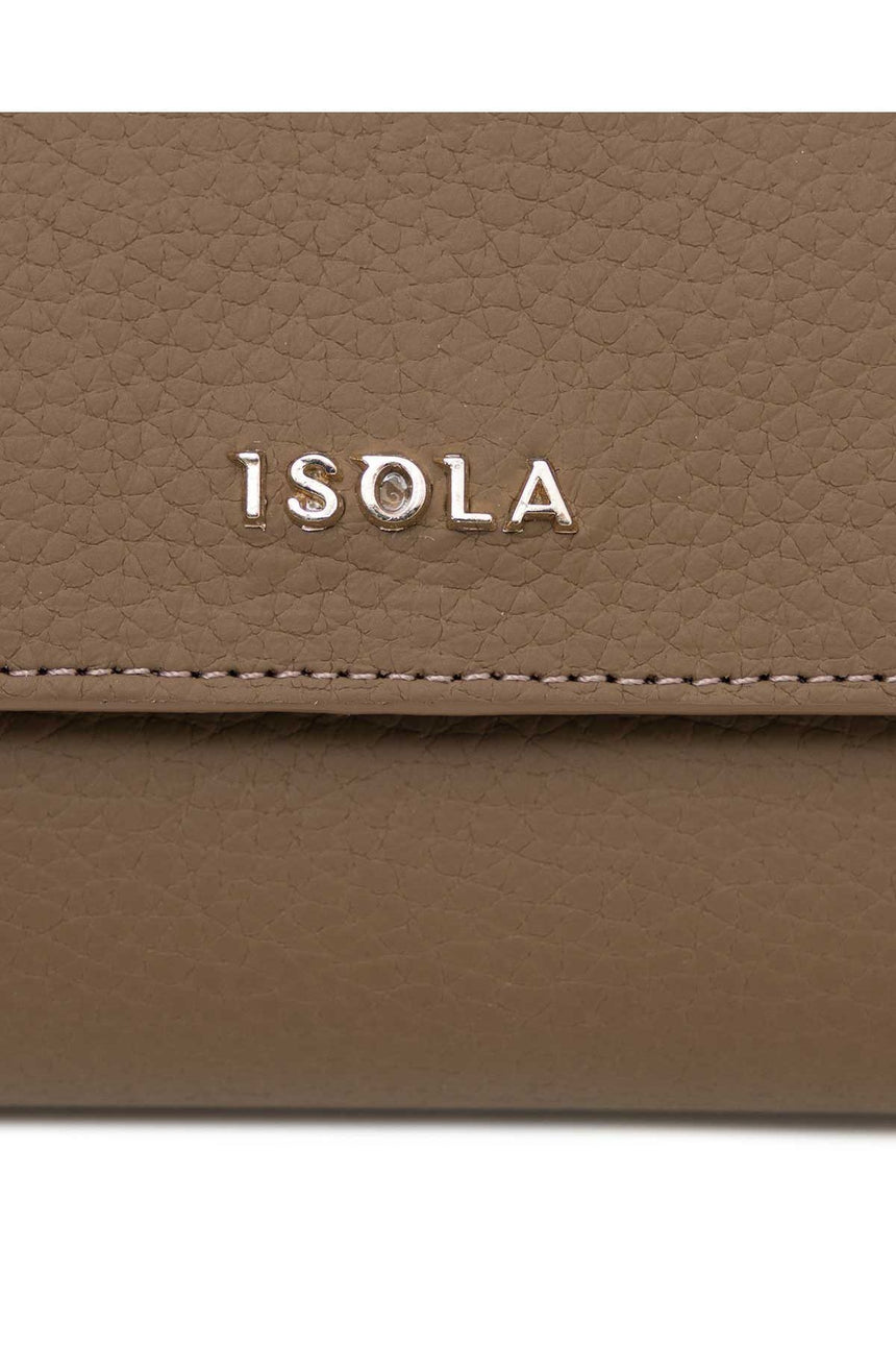 Isola Mary Kadın Hakiki Deri Cüzdan Koyu Vizon