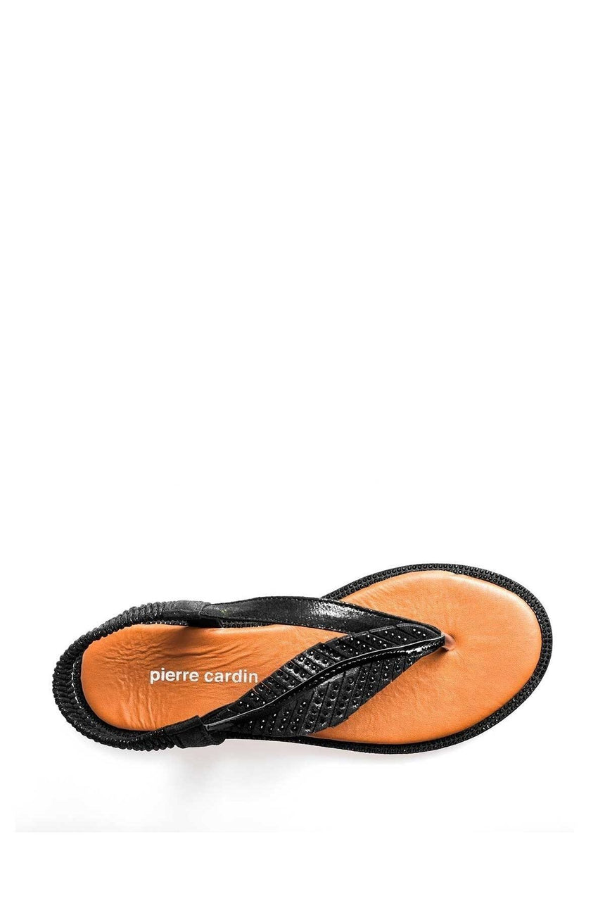 Pierre Cardin Parmak Arası Kadın Terlik Siyah
