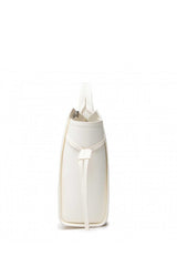 Calvin Klein Re-Lock Drawstring Tote Bag Perf Kadın Omuz Çantası Ck White