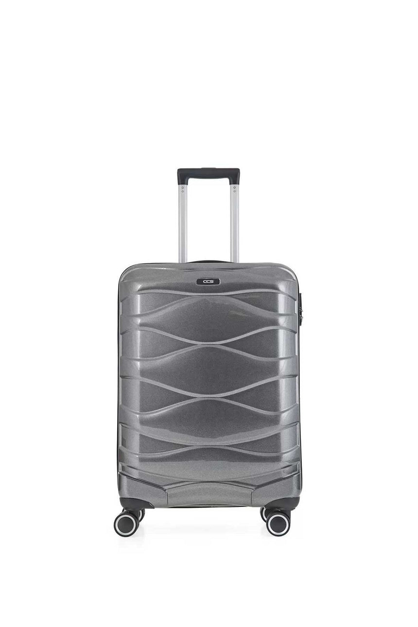 ÇÇS Trolley 55 Cm Valiz Gümüş