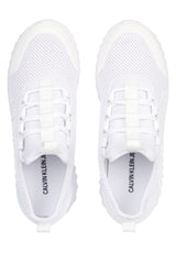 Calvin Klein Runner Sneaker Laceup Mesh Kadın Sneakers Bright White