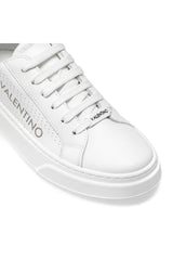 Mario Valentino Kadın Logo Sneaker White - Silver
