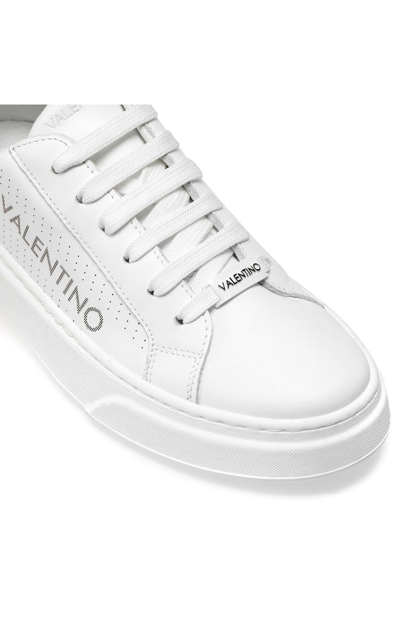 Mario Valentino Kadın Logo Sneaker White - Silver