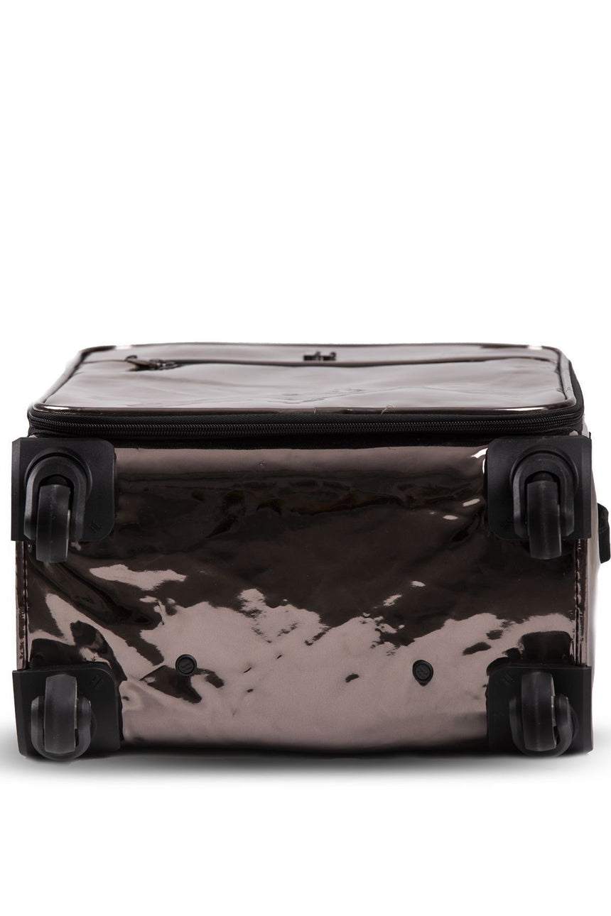 It Luggage Shimmer Metallic Gun