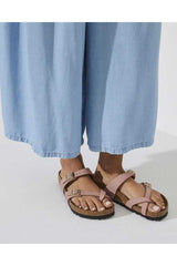 Birkenstock Mayari Sfb Nubuck Kadın Terlik Old Rose