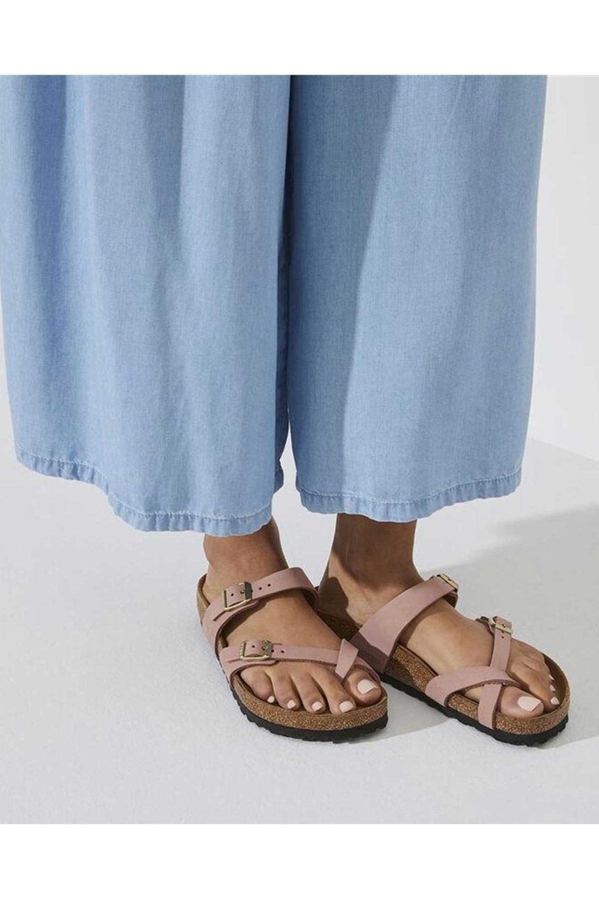Birkenstock Mayari Sfb Nubuck Kadın Terlik Old Rose