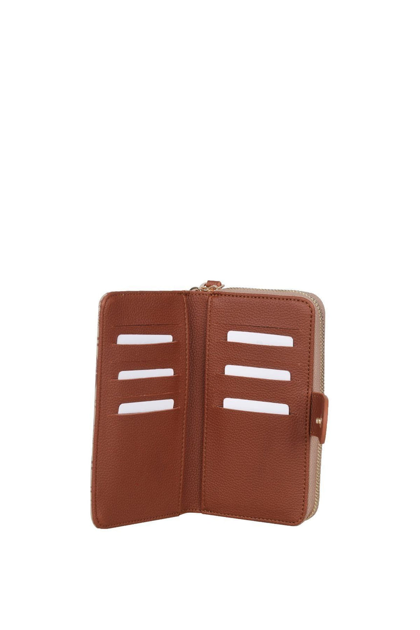 U.s Polo Assn. 14 Kart Yuvalı Kadın El Portföyü Koyu Bej