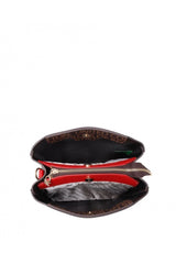 Benetton Mono Çapraz Askılı Kadın Çantası Kahve - Kırmızı