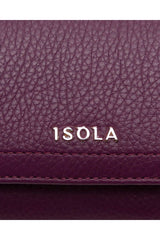 Isola Selly Kadın Hakiki Deri Cüzdan Mor