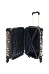 Guess Wilder 18 In 4-Wheel Kabin boy Valiz White Multi