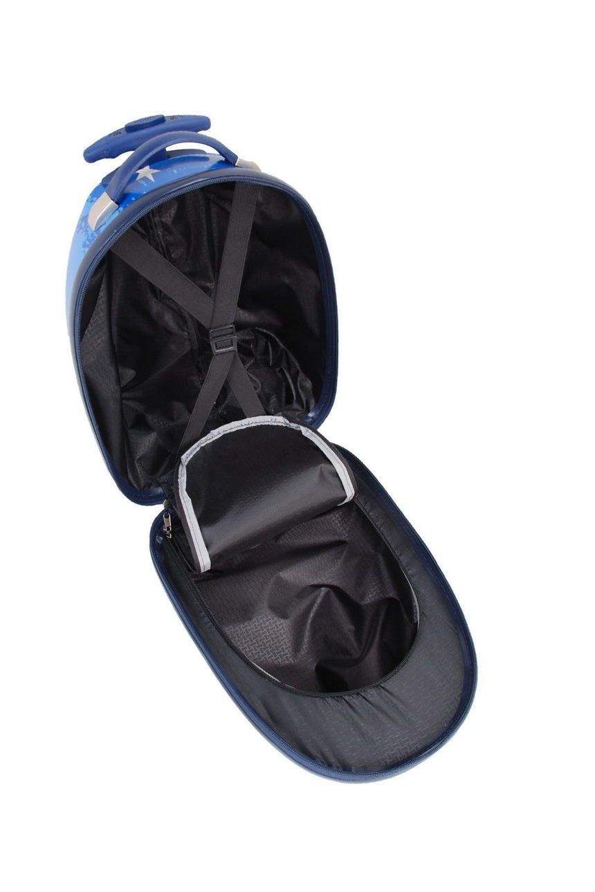 ÇÇS Çizgi Karakter Çocuk Valizi Mavi