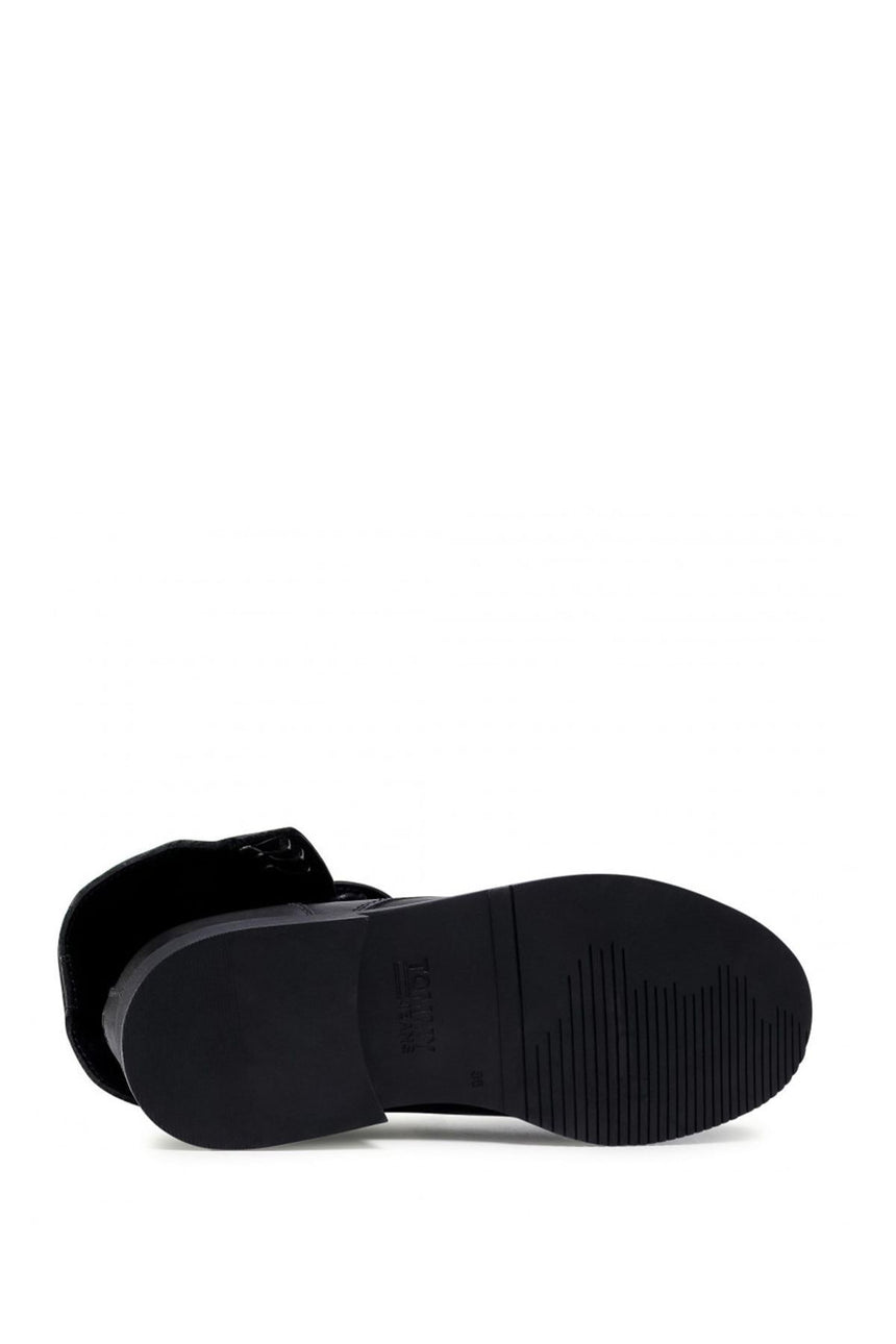 Tommy Hilfiger Essential Dressed Lace Up Boot Kadın Bot Black