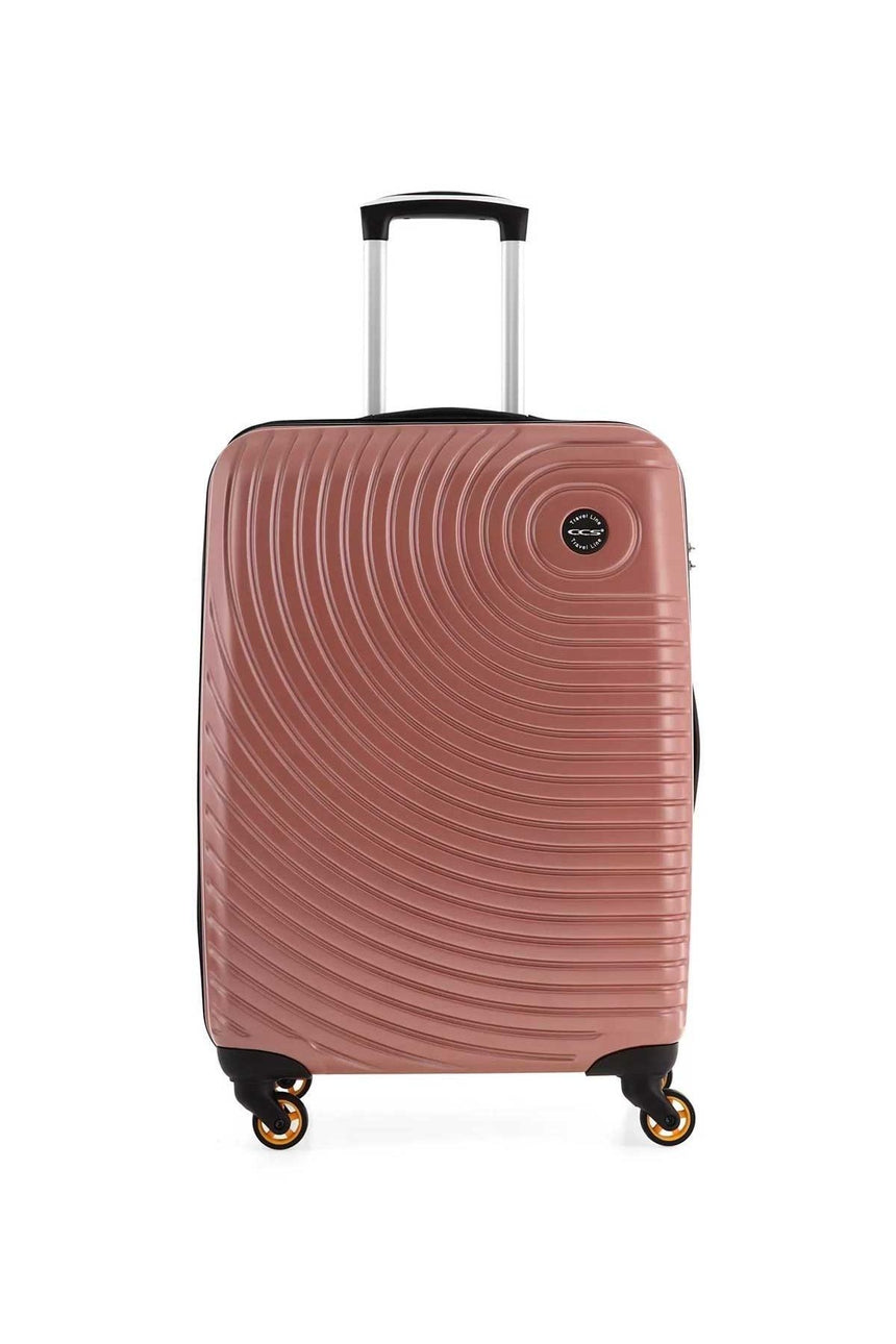 ÇÇS ABS Büyük Boy Valiz Pudra