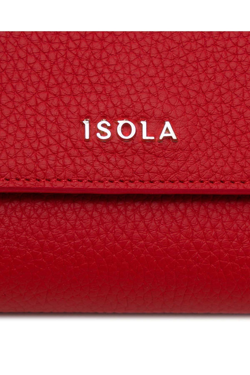 Isola Mary Kadın Hakiki Deri Cüzdan Kırmızı