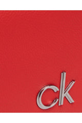 Calvin Klein Shadow Sac Porté Epaule Synthétique Noir Çapraz Askılı Kadın Çantası Vibrant Coral