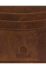 Isola Lionel Erkek Hakiki Deri Cüzdan Camel