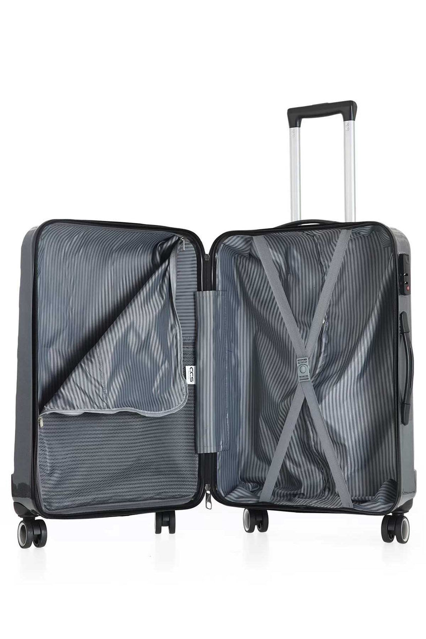 ÇÇS Trolley 75 Cm Valiz Gümüş