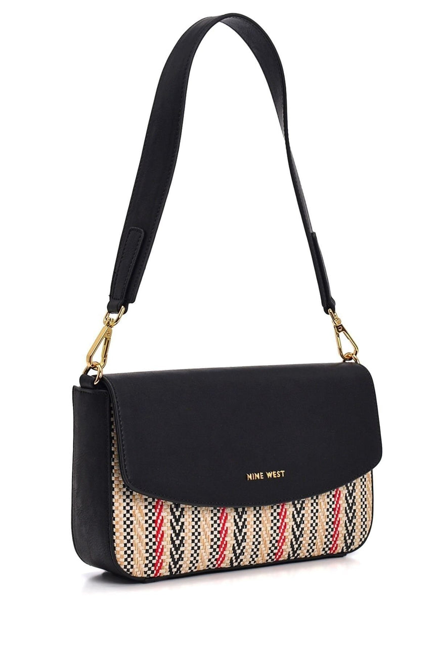 Nine West 3M Lexımını 3Fx Kadın Omuz Çantası Siyah Multi