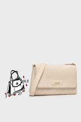 Calvin Klein Dressed Ew Xbody Mono Çapraz Askılı Kadın Çantası Sand Mono