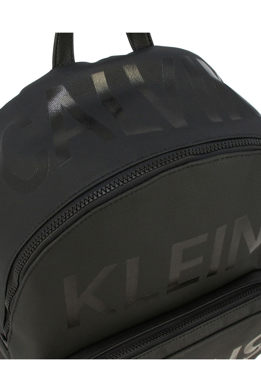 Calvin Klein Coated Logo Campus Bp 40 Sırt Çantası Black / Black