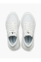 Calvin Klein Runner Laceup Snap Wn Kadın Sneaker Triple White - WHITE