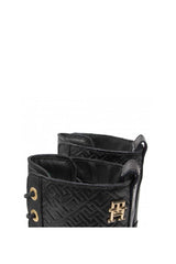 Tommy Hilfiger Monogram Bıker Kadın Boot Black