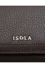 Isola Selly Kadın Hakiki Deri Cüzdan Kahve