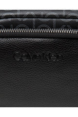 Calvin Klein Monogram Trimmed Erkek Bel Çantası Black Mono Mix