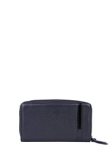 Grande 2 Küçük - 1 Büyük Şeffaf Bölmeli Kadın El Portföyü Siyah - Kırmızı