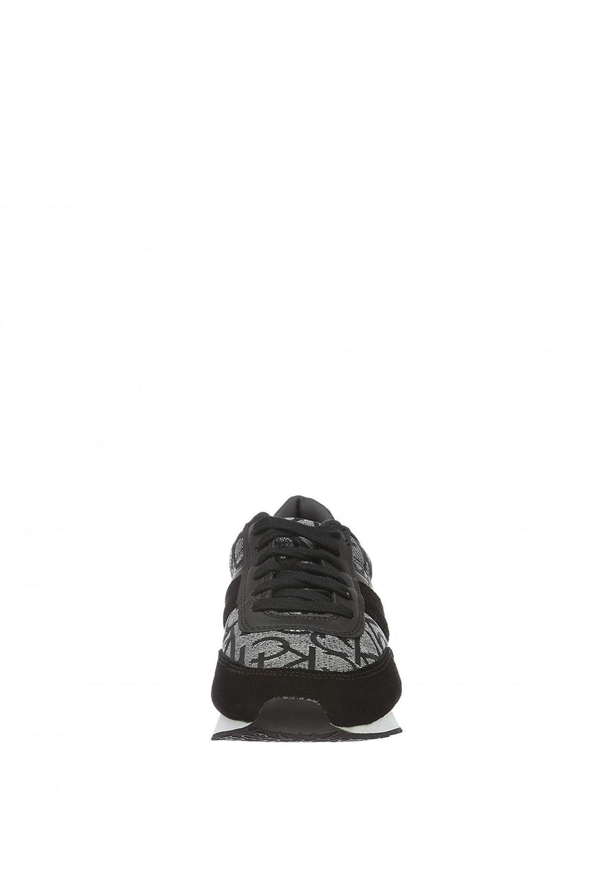Calvin Klein Tea Metallic Jacquard Kadın Sneakers Siver - Black