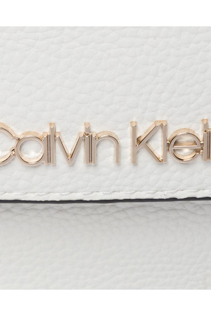 Calvin Klein Sided Top Handle Kadın El Çantası White