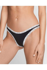 Calvin Klein High Leg Cheeky Bikini Altı Pvh Black