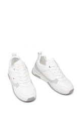 Tommy Hilfiger Sporty Chunky Leather Sneakers White