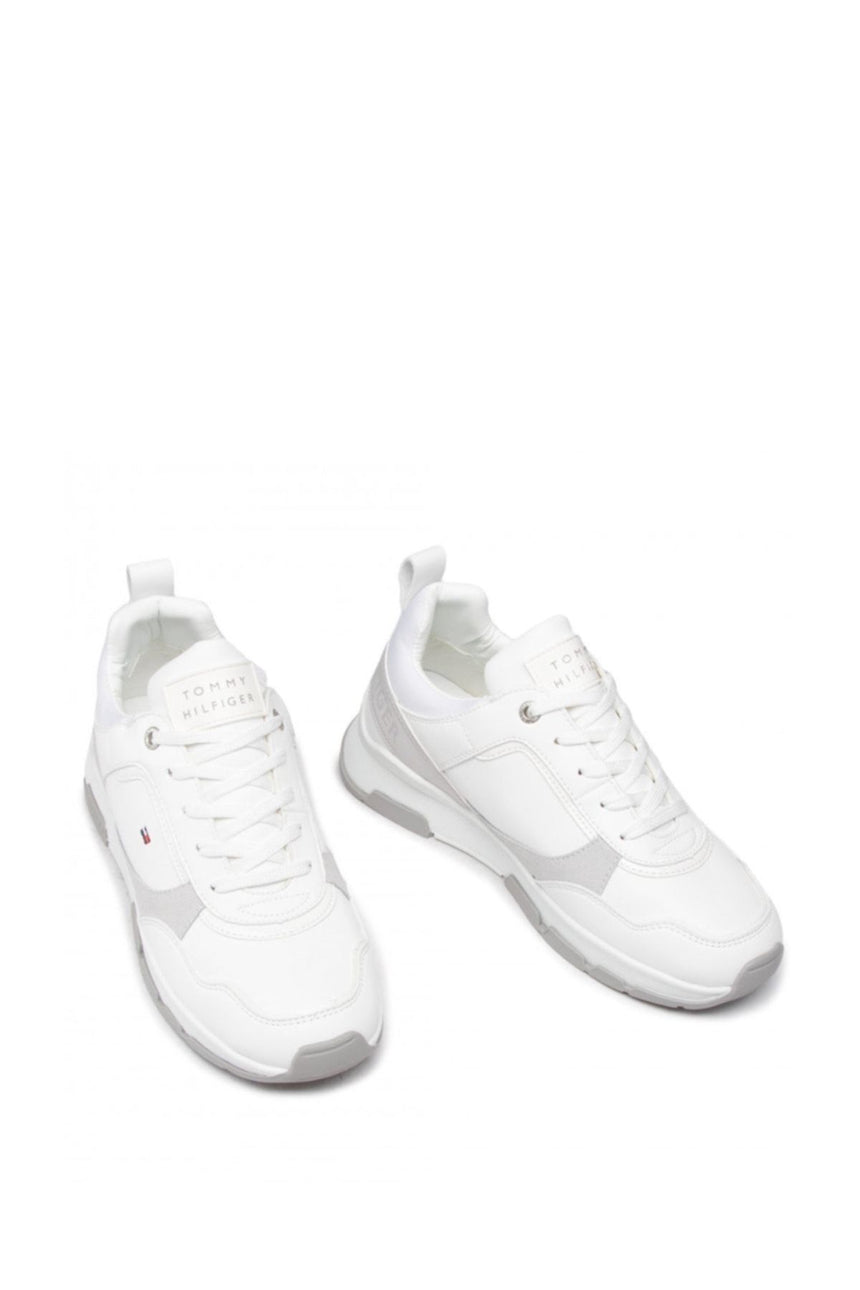 Tommy Hilfiger Sporty Chunky Leather Sneakers White