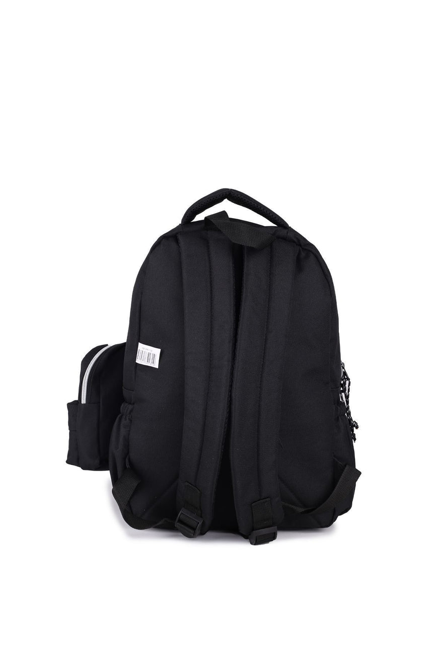 Bear & Deer Kangroo Çok Gözlü Sırt Çantası Siyah