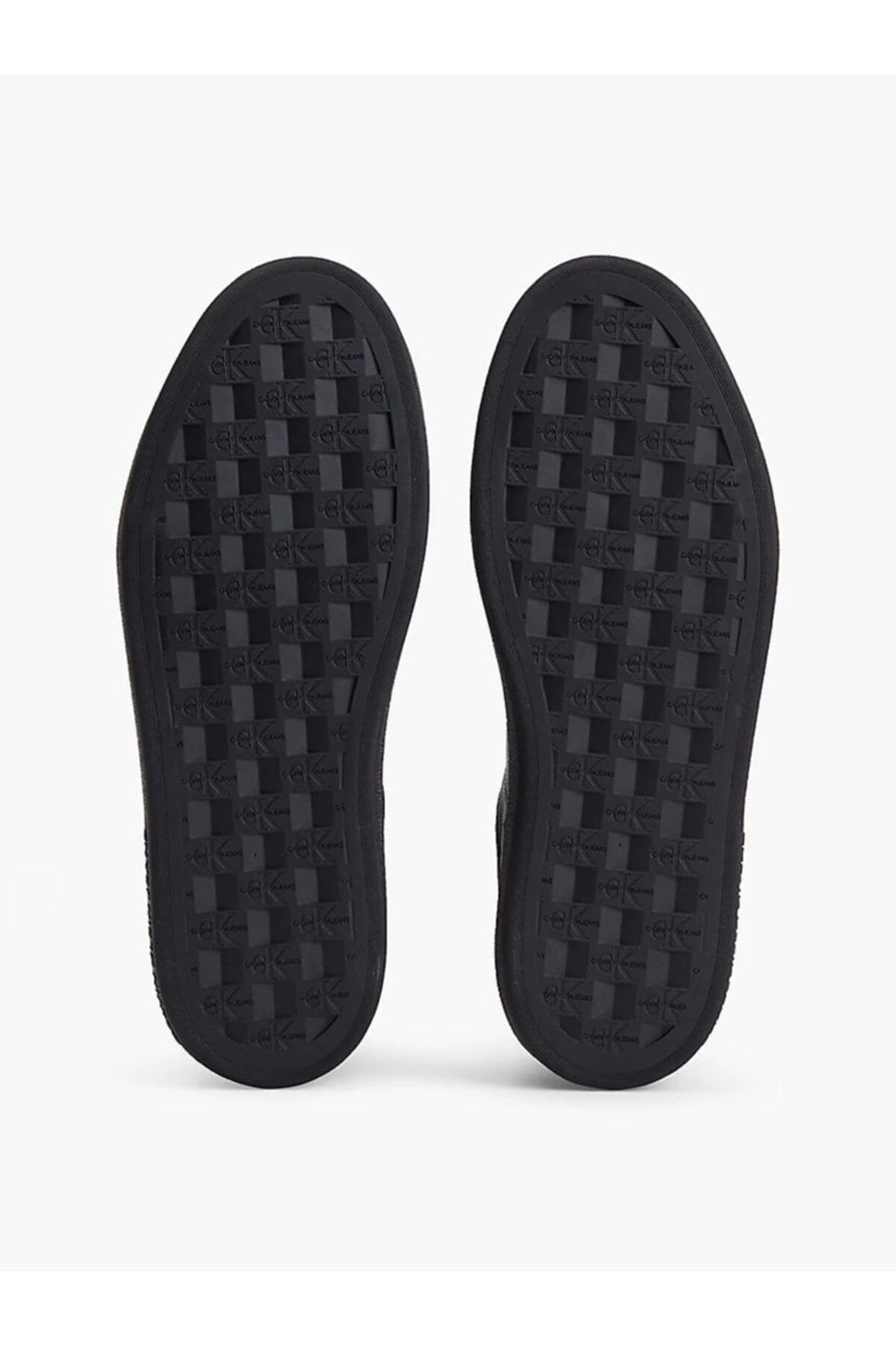 Calvin Klein Cupsole Laceup Casual Warm Erkek Black Mono
